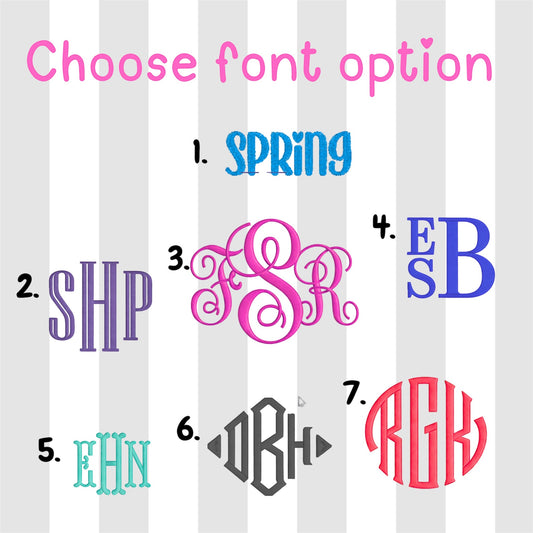 Custom SeersuckerMonogram Makeup Bag