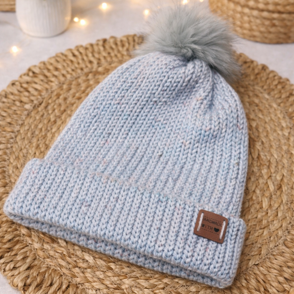 Speckled Blue Beanie