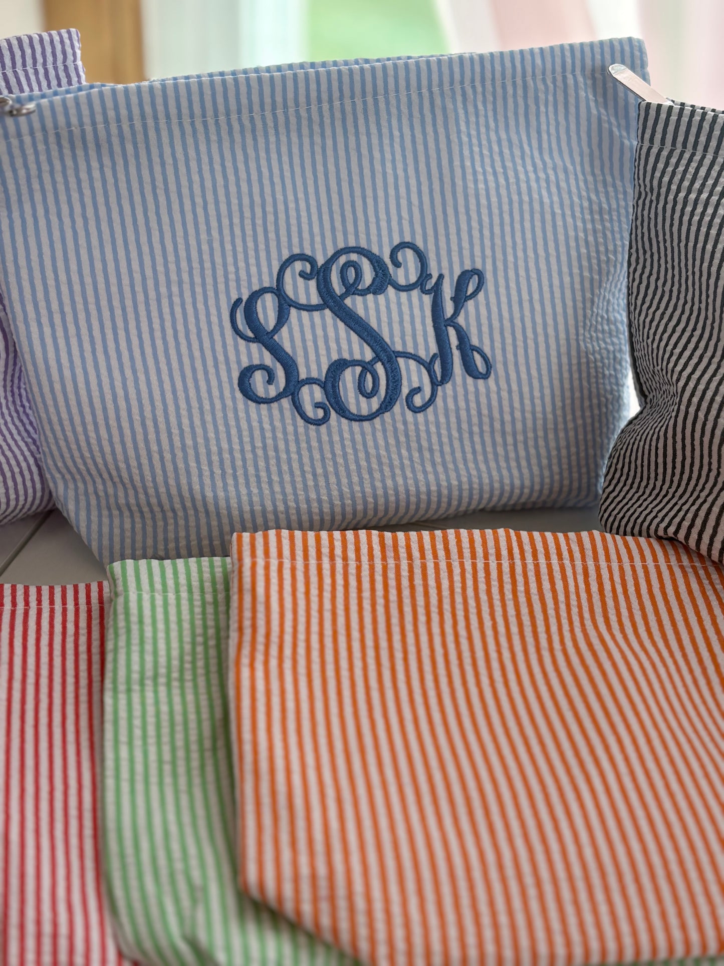 Custom Monogram Makeup Bag