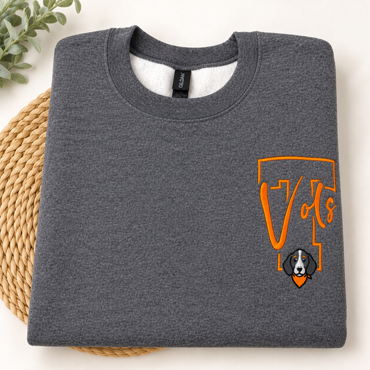 Tennessee Vols Embroidered Sweatshirt