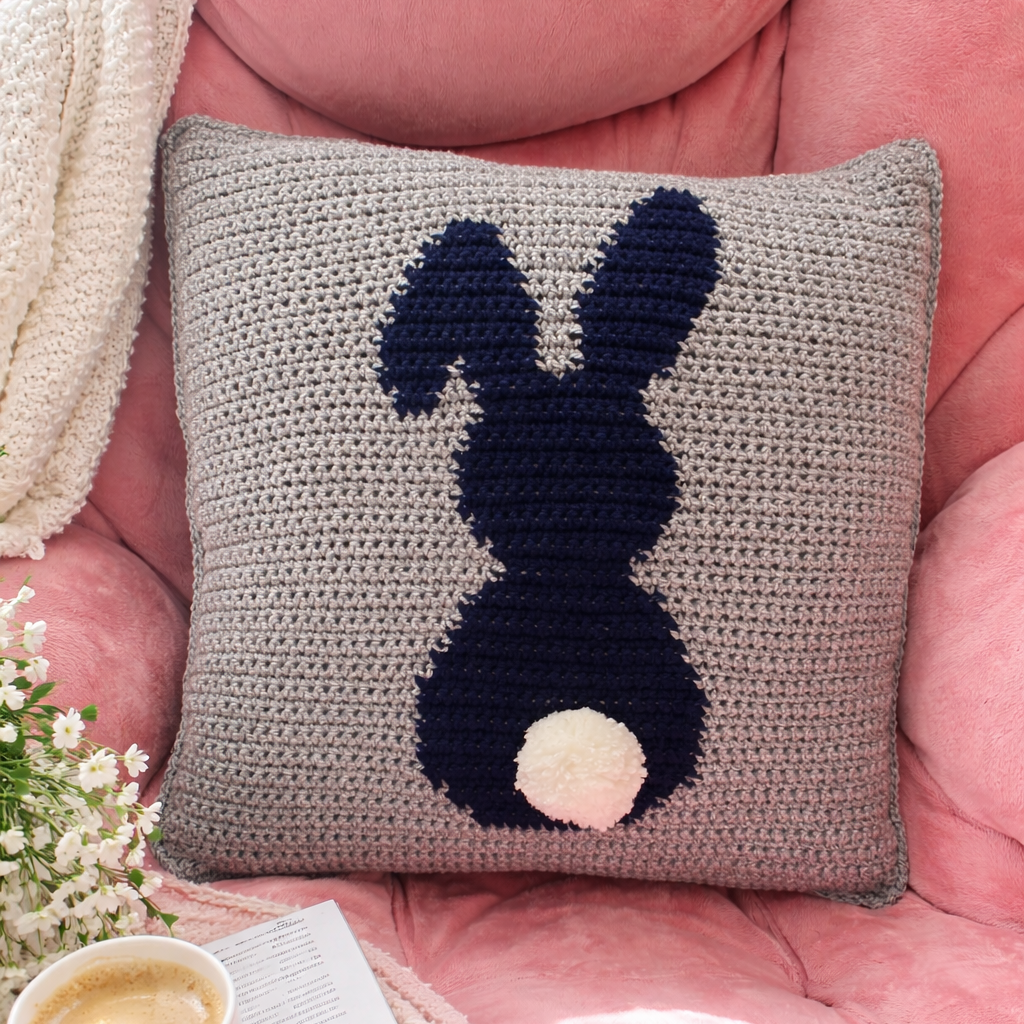 Crochet Bunny Pillow