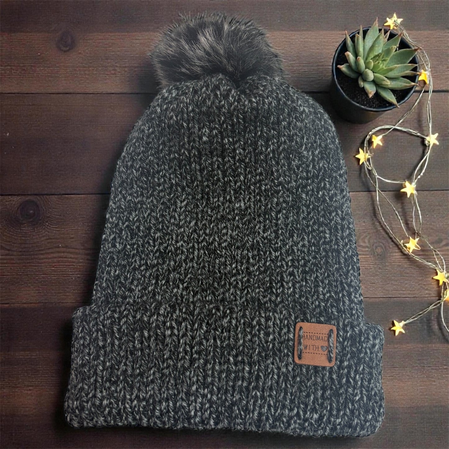 pompom beanie