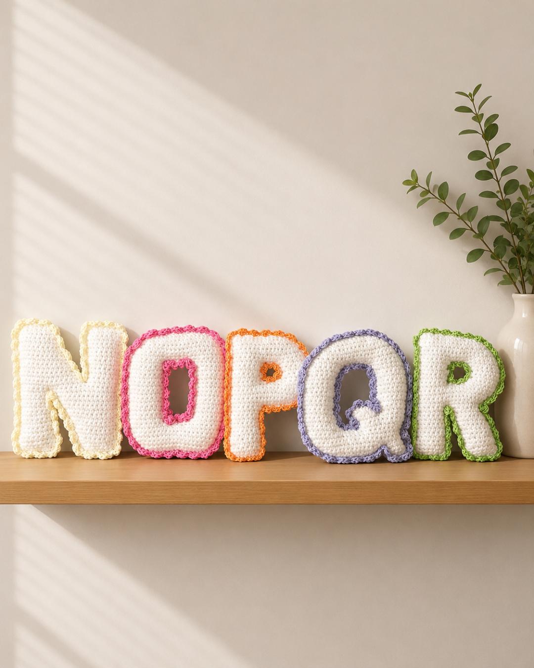 Personalized Crochet Letter | Handmade Custom Initial