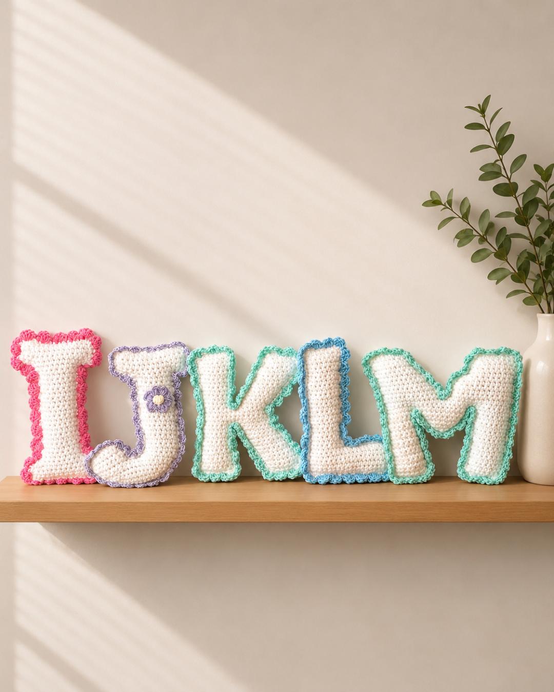 Personalized Crochet Letter | Handmade Custom Initial