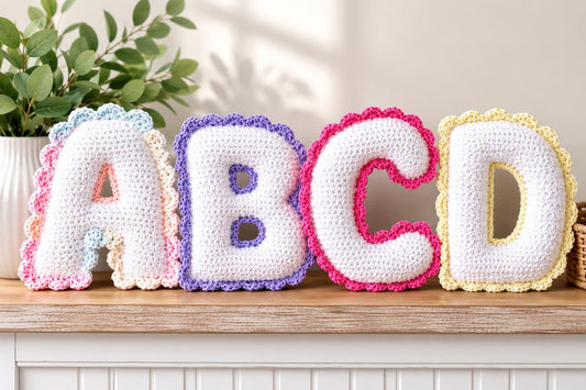 Personalized Crochet Letter | Handmade Custom Initial